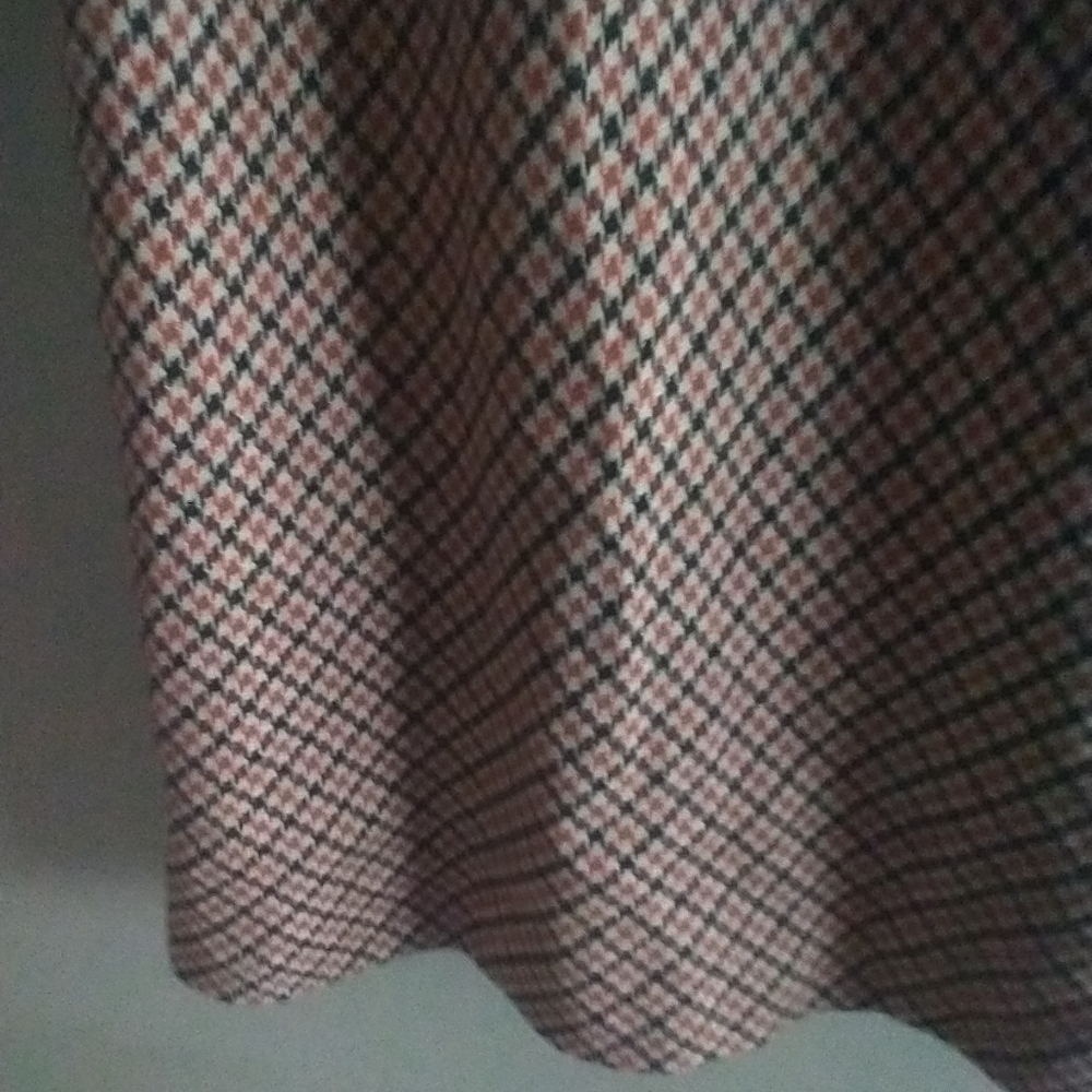 Talbots Vintage Women Plus Skirt 16 Wool Bland Orange Brown Siren Office Preppy - Picture 4 of 10